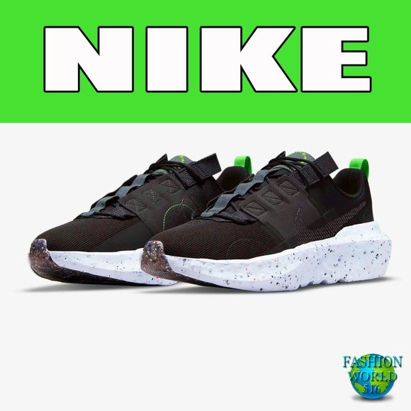 Nike Men\'s Crater Impact Shoes Sizes 11-14 Black Iron Gray White Green DB2477 main image 8